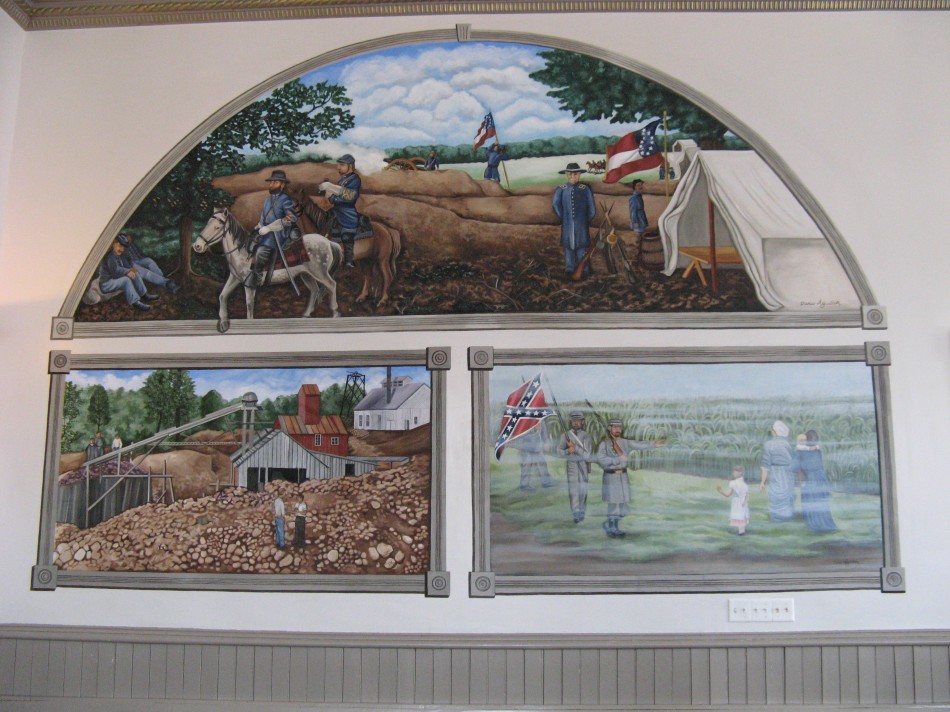 1019 Courtroom mural, 2007